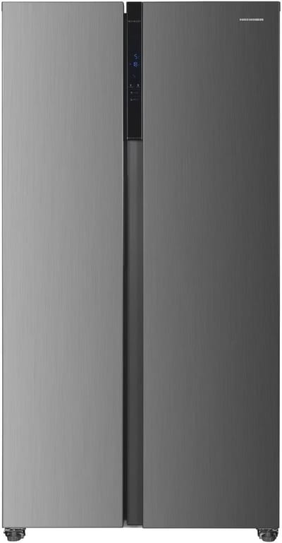 Heinner HSBS-HM532NFINVXD Amerikaanse Side-by-Side Koelkast – 532 L – Inverter No Frost – Smart Eco Functie – LED Touch Display – RVS – 5 Jaar Garantie