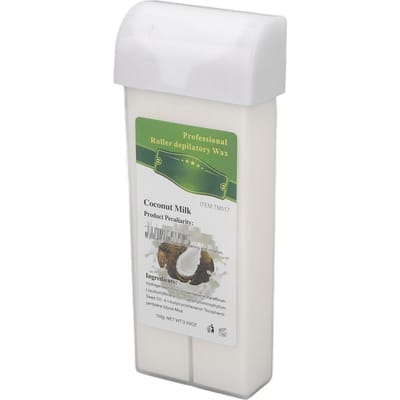 Ontharingsmiddel Roll On Wax Refill Mannen Vrouwen Veilige Milde Ontharing Wax Cartridge voor Armen Benen 3.5oz white