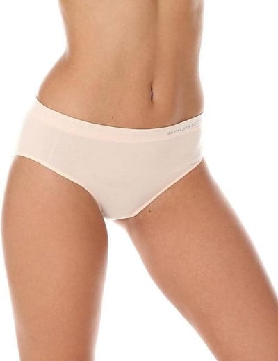 Brubeck Dames Slip Klassiek met Merino Wol – Naadloos (Seamless) & Ademend Ondergoed voor Elke Dag - beige - S