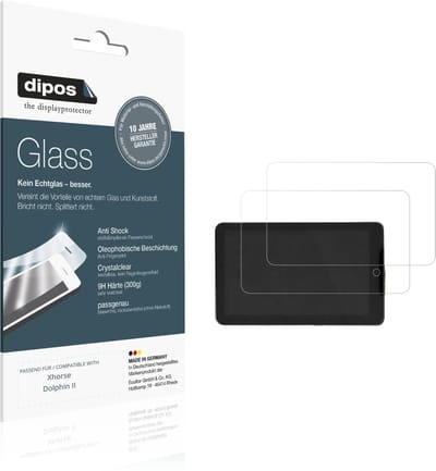 dipos – 2x Pantserfolie geschikt voor Xhorse Dolphin II | 9H Screenprotector