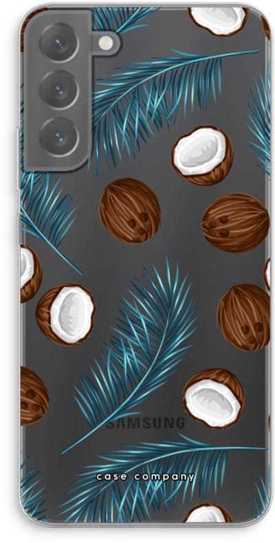 Case Company® - Hoesje geschikt voor Samsung Galaxy S22 Plus hoesje - Kokosnoot - Soft Cover Telefoonhoesje - Bescherming aan alle Kanten en Schermrand