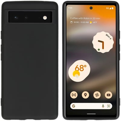 imoshion Hoesje - Geschikt voor Google Pixel 6a - Color Backcover - Zwart