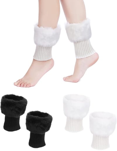 Dailygoods- Sokken - 2 Paar Warme Pluche Sokken - Korte Enkelsokken - Antislip - Casual - Zacht en Comfortabel - Laarzenmanchetten
