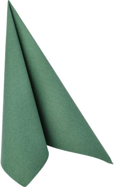 50 Servetten ROYAL Collection 1/4 vouw 40 cm x 40 cm donkergroen