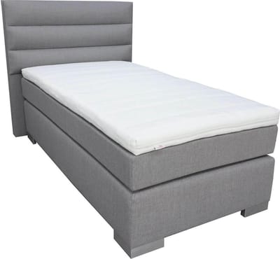 Slaaploods.nl Romance - Boxspring inclusief matras - 80x200 cm - Grijs