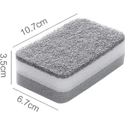 Brosse de nettoyage à long manche, brosse de sol, brosse d'espacement, outil de nettoyage multifonctionnel pour la maison, la salle de bain, poils durs gray