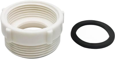 Adapter Verloopstuk 39mm naar 46mm voor Sifon Wastafel Aansluiting
