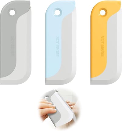 Set van 3 Douchewipers - Zachte Rubber Raamtrekker voor Glas, Spiegel en Tegels in Badkamer en Keuken