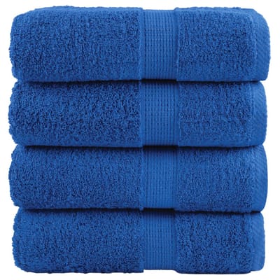 vidaXL - Gastendoekjes - SOLUND - 4 - st - 600 - g/m² - 30x50 - cm - blauw