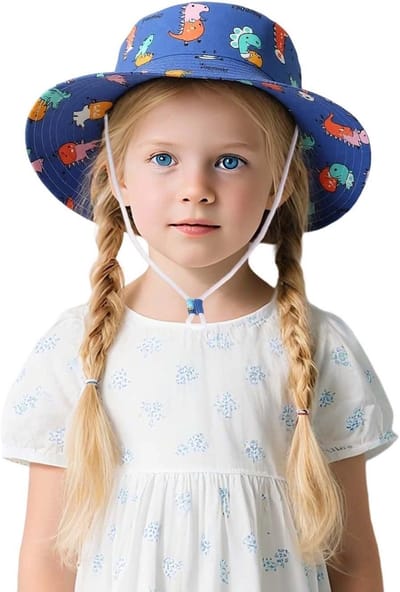 Kindermuts Zomerhoed - Visserspet Baby - Bescherming Tegen Zon - Schattige Opdruk - 1-8 Jaar - Meerdere Kleuren