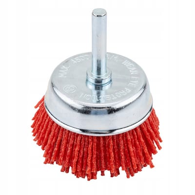 GRAPHITE Nylon Borstel 65mm voor Boormachine met 6mm Schacht