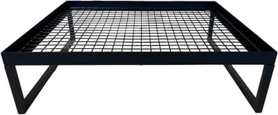 Hondenbed BIA Air Frame - Standaard Zwart - 87x72x17 cm, Ventilatie en Onderstel