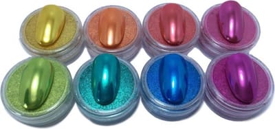 Korneliya NEON Chrome Pigment SET 8 STUKS
