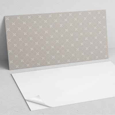 Coloray Wandpanelen Zelfklevend - Geometrisch diamantpatroon PVC Wandpaneel - 100 cm x 50 cm - Grijs Wandbekleding Zelfklevend - 1 stuk - Mozaïeken Wandpanelen Zelfklevend - Wandpaneel Keuken - Wandpanelen Badkamer