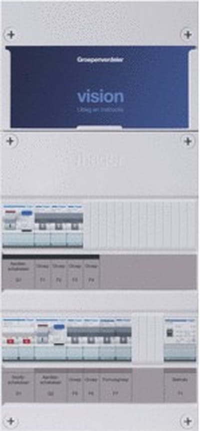Hager VISION Installatiekast - VKG32E-FT - E2XWK