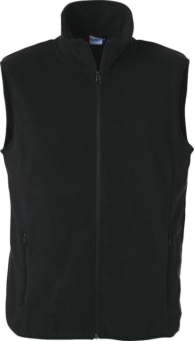 Clique Polar Fleece Bodywarmer Basic - Zwart - Maat 3XL