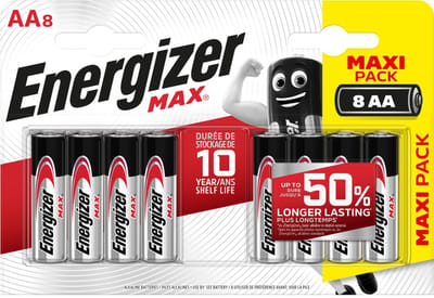 Batterij Energizer Max AA 8-pack