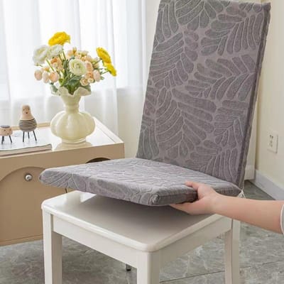 Housse de chaise simple et nouvelle Housse de coussin de chaise Universelle Élastique Coussin Coussin Intégré Housse de siège Tabouret 50*40*40cm