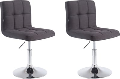CLP Palma V2 Set van Lounger - Stof zwart
