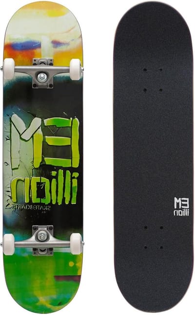 Compleet skateboard - Beginners board - Street cruisen - 7 lagen esdoorn - 8.0 x 31.5 Inch - Groen