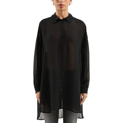 s.Oliver -qs Blouses Black Maat: 34 | Longsleeves Outlet | Dames | Zwart