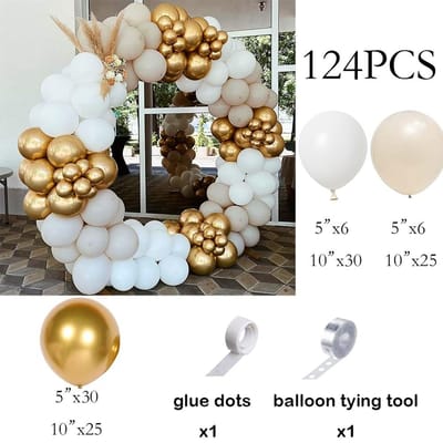 Witte Zand Ballonnen Boog Zand Wit Goud Ballon Slinger Kit Verlovingen Bruiloft Jubileum Kinder Verjaardagsfeest Decoratie Globos AS Picture black