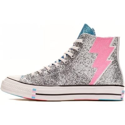Chuck 70 Converse Hi 'Pride Shimmering Silver' 165723C 36.5 pink