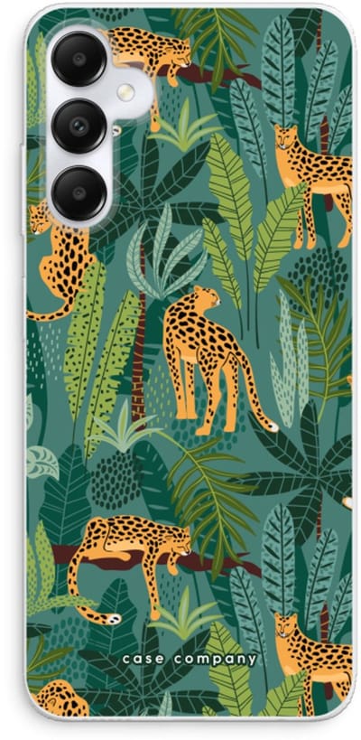 Case Company® - Hoesje geschikt voor Samsung Galaxy A05s hoesje - Luipaard 2 - Soft Cover Telefoonhoesje - Bescherming aan alle Kanten en Schermrand