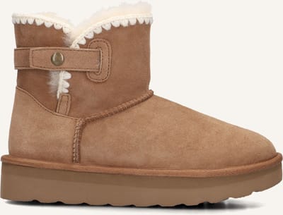 AYANA Sw3w493yw Laarzen - Suède - Dames - Camel - Maat 37