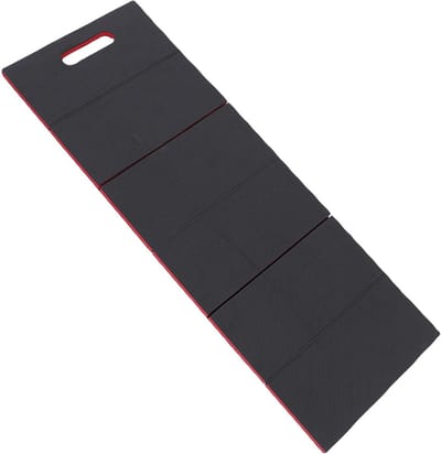 Dikke Knielmat - Opvouwbare Mat - Werkplaats Gebruik - Antislip Oppervlak - 116 x 40 cm - Zwart