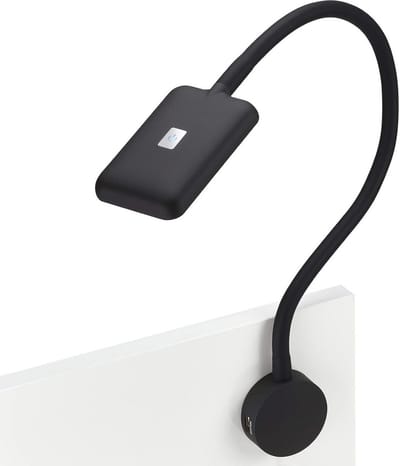 LED Bedlamp met Buigzame Arm, USB Aansluitingen en Touchsensor