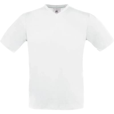 V-hals T-shirt B&C Exact