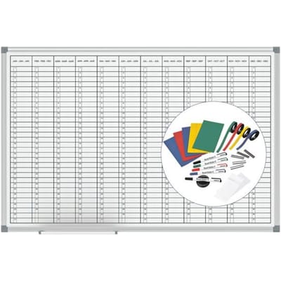 Planbord »Jaarplanner MAULstandard 6466384.SPR« 90/60 cm, incl. royaal accessoir