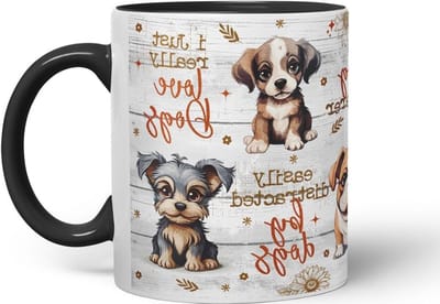 Hond Whisperer Mok - Honden mok beker - Koffie thee drinken - Leuke hondenthema ontwerpen - 330 ml - Zwart