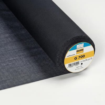 Geweven Tussenvoering - Opstrijkbaar Versteviging - Kleding Projecten - Stabiele Structuur - 100x90 cm - Zwart