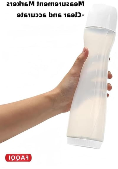 Pannenkoekenpen - Beslagfles Dispenser - Perfecte Pannenkoeken Maken - Met Drip-Free Klep - 7.87 x 7.62 x 27.43 cm - Wit