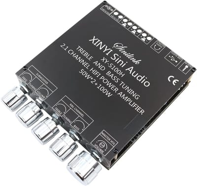 Audio Versterker Board - Hifi Stereo Module - Muziek Streamen - Bluetooth Connectiviteit - 14.4 x 10.8 cm