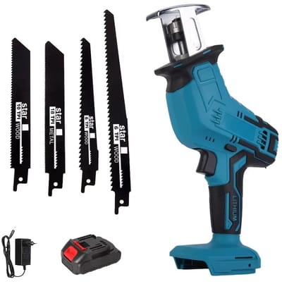 ACEP Reciprozaag - 100Mm - 3000Rpm - Elektrische Zaag Voor Makita 18V Batterij - Incl batterij - Elektrische zaag - Electrische zaag - Reciprozaag makita