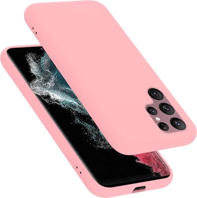 Cadorabo Hoesje geschikt voor Samsung Galaxy S22 ULTRA in LIQUID ROZE - Beschermhoes gemaakt van flexibel TPU silicone Case Cover