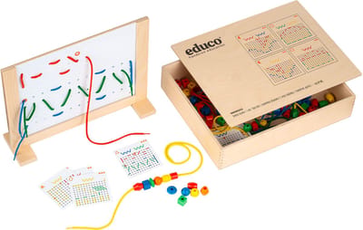 Samen rijgen - Educo - Educatief speelgoed