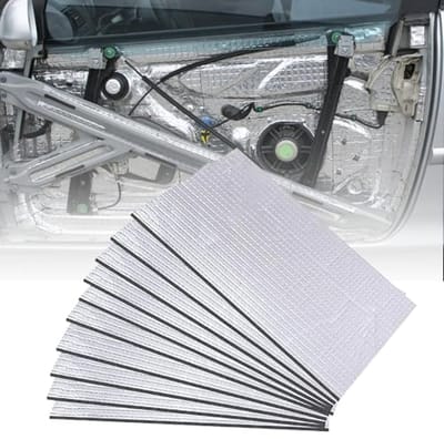 Isolatiematten voor Auto - Geluidsisolatie en Anti-Dreunmatten - Set van 10 Stuks - 250 x 180 x 5 mm