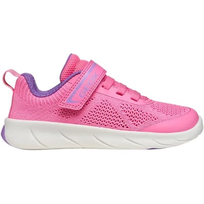 GEOX FOOT-RUN MEISJES Sneakers - ROZE/LILA - Maat 30