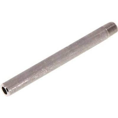 R 1/8'' Buitendraad x 10.2mm RVS Pijpnippel met Las uiteinde 20 Bar DIN 2982 - 100mm