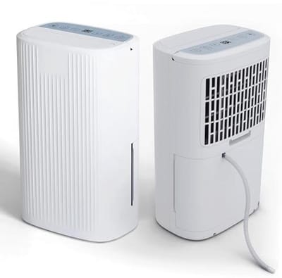 Ontvochtiger 12L/dag met wasdroogmodus en automatische vochtigheidssensor - Perfect voor slaapkamer en badkamer