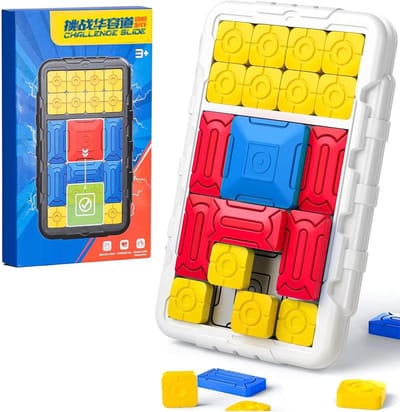 Magnetische Puzzel - Logica Spel - Ontwikkeling Kind - 500+ Uitdagingen - 20x12 cm - Radium Groen