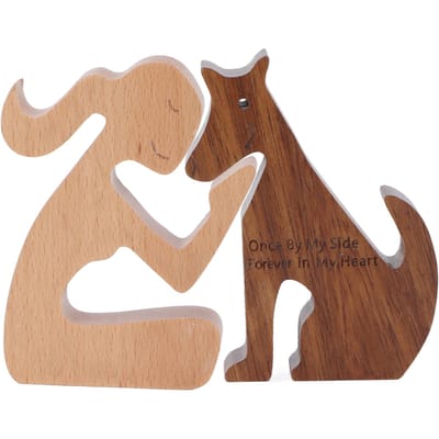 Cadeaux commémoratifs pour chiens en cas de perte d'un animal de compagnie, condoléances, souvenir, sympathie, ornements en bois