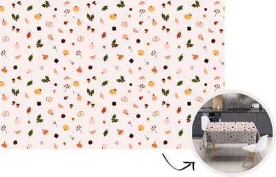 Kerst Tafelkleed - Kerstmis Decoratie - Tafellaken - Winter - Kerst - Mistletoe - 220x150 cm - Kerstmis Versiering