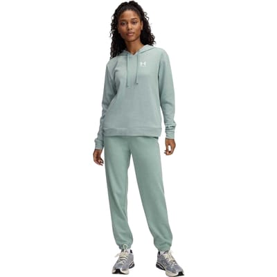 Under Armour Rival-joggingbroek van badstof voor dames (Groen)