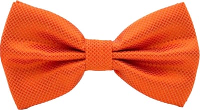 Fako Fashion® - Vlinderstrik - Vlinderdas - Strik - Kleine Ruit - 12cm - Oranje