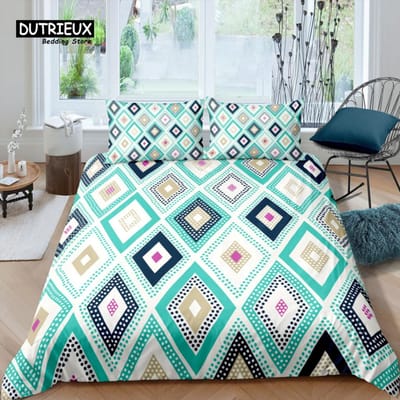 Home Living Luxe 3D Doodle Ruit Beddengoed Set Smiley Dekbedovertrek Kussensloop Queen en King EU/US/AU/VK Maat Dekbed Beddengoed AU Single(140*210cm)3pcs